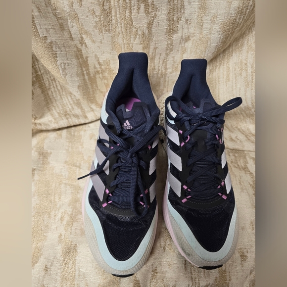ADIDAS 4DFWD PULSE 2 Women's Running Shoes-Shadow Navy/Matt Purple Met Sz8 - Picture 11 of 16